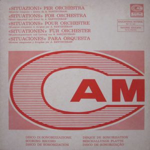 ALFONSO SANTISTEBAN SITUAZIONI PER ORCHESTRA