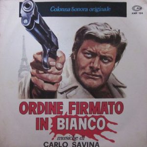 CARLO SAVINA ORDINE FIRMATO IN BIANCO